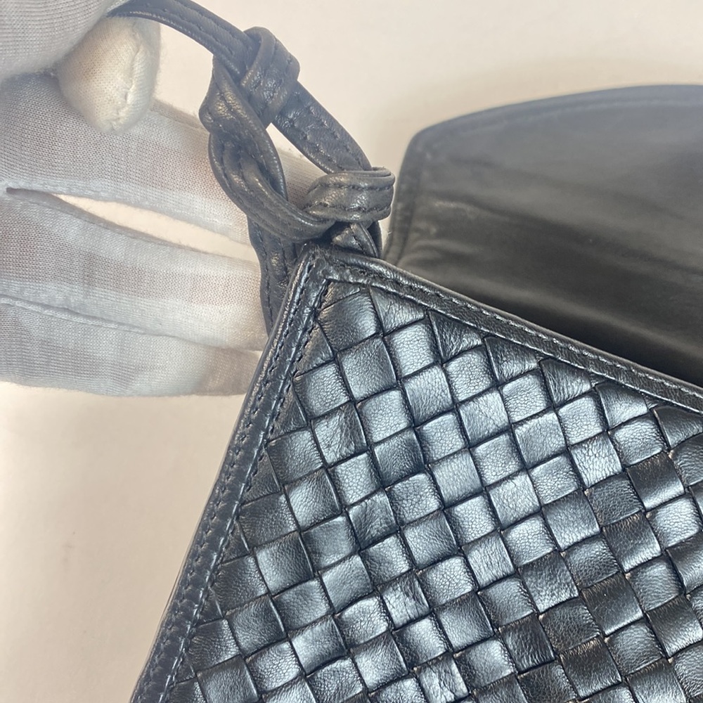 Authentic/Vintage Bottega Veneta Crossbody/Shoulder/clutch w/ matching wallet - Picture 9 of 16